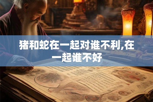 猪和蛇在一起对谁不利,在一起谁不好