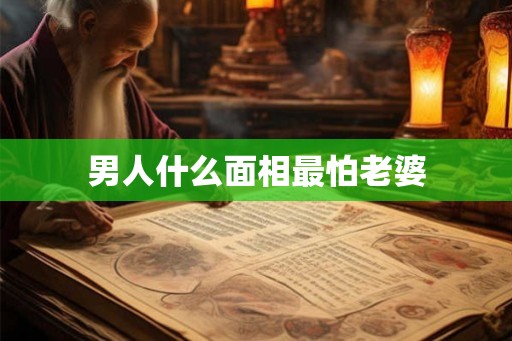 男人什么面相最怕老婆