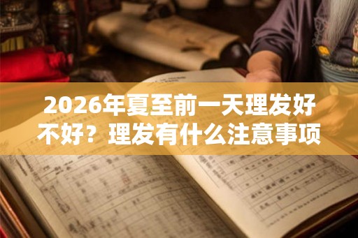 2026年夏至前一天理发好不好？理发有什么注意事项？