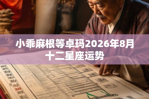 小乖麻根等卓玛2026年8月十二星座运势