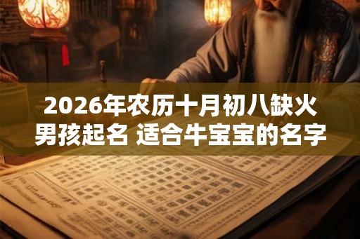 2026年农历十月初八缺火男孩起名 适合牛宝宝的名字
