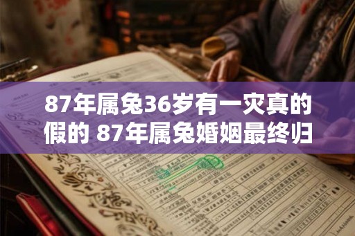 87年属兔36岁有一灾真的假的 87年属兔婚姻最终归宿