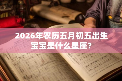 2026年农历五月初五出生宝宝是什么星座？