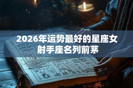2026年运势最好的星座女 射手座名列前茅 2026年运势最好的星座女 射手座名列前茅
