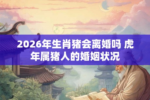 2026年生肖猪会离婚吗 虎年属猪人的婚姻状况 2026年生肖猪会离婚吗 虎年属猪人的婚姻状况