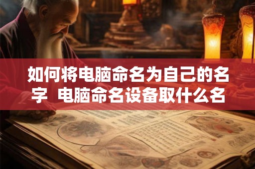 如何将电脑命名为自己的名字  电脑命名设备取什么名字