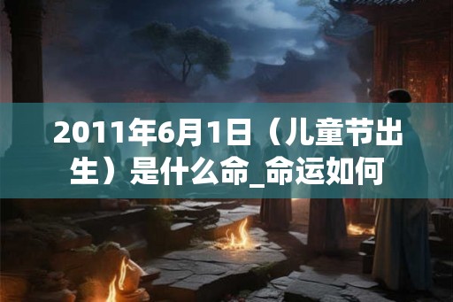 2011年6月1日（儿童节出生）是什么命_命运如何