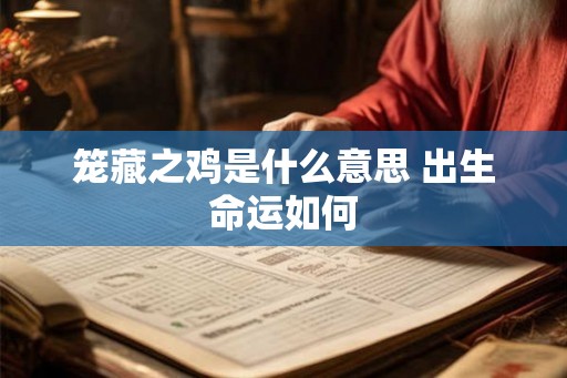 笼藏之鸡是什么意思 出生命运如何 笼藏之鸡是什么意思 出生命运如何