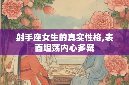射手座女生的真实性格,表面坦荡内心多疑 射手座女生的真实性格,表面坦荡内心多疑