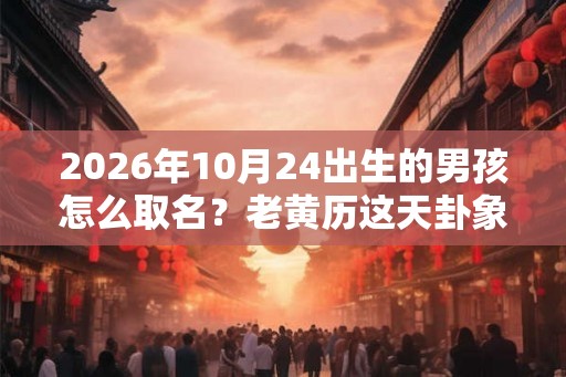 2026年10月24出生的男孩怎么取名?老黄历这天卦象好吗? 2026年10月24出生的男孩怎么取名?老黄历这天卦象好吗?