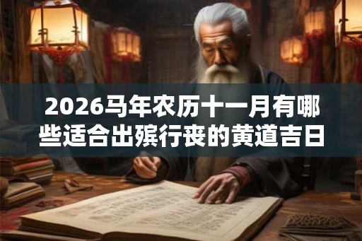2026马年农历十一月有哪些适合出殡行丧的黄道吉日？