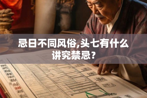忌日不同风俗,头七有什么讲究禁忌？
