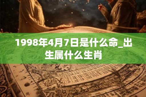 1998年4月7日是什么命_出生属什么生肖 1998年4月7日是什么命_出生属什么生肖