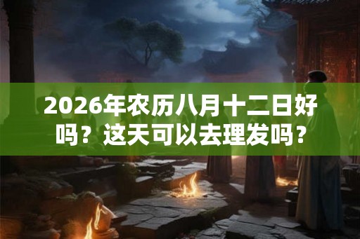 2026年农历八月十二日好吗？这天可以去理发吗？