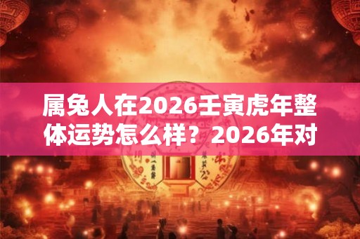 属兔人在2026壬寅虎年整体运势怎么样?2026年对属兔的人好吗? 属兔人在2026壬寅虎年整体运势怎么样?2026年对属兔的人好吗?