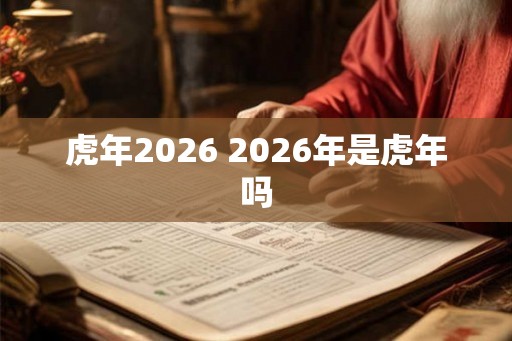 虎年2026 2026年是虎年吗