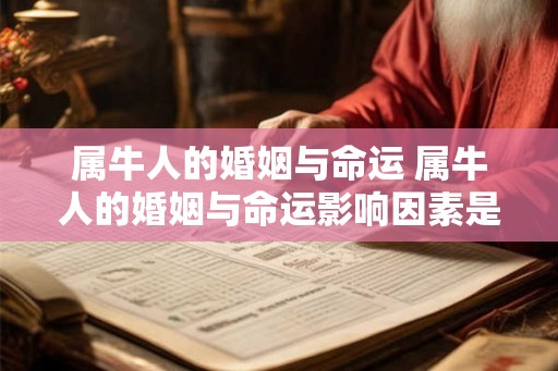 属牛人的婚姻与命运 属牛人的婚姻与命运影响因素是什么