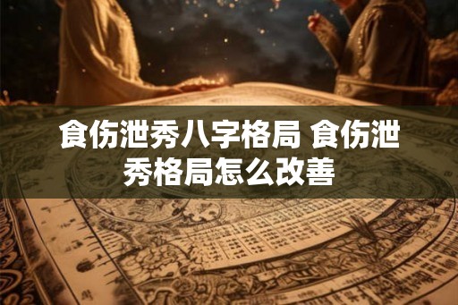 食伤泄秀八字格局 食伤泄秀格局怎么改善