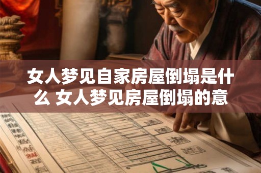 女人梦见自家房屋倒塌是什么 女人梦见房屋倒塌的意义