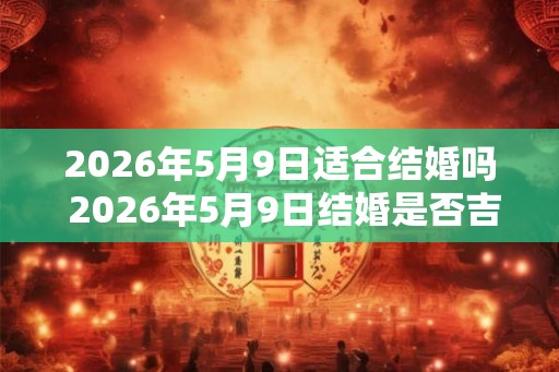 2026年5月9日适合结婚吗 2026年5月9日结婚是否吉利