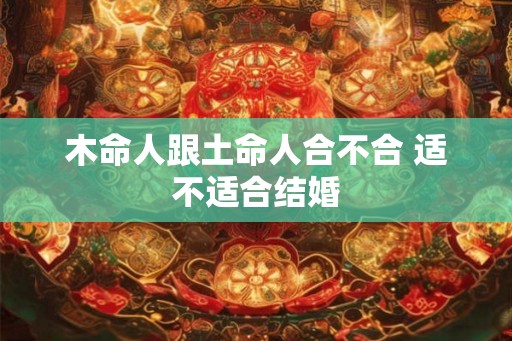 木命人跟土命人合不合 适不适合结婚