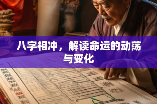 八字相冲，解读命运的动荡与变化