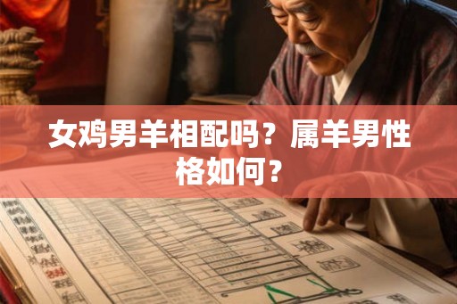 女鸡男羊相配吗？属羊男性格如何？