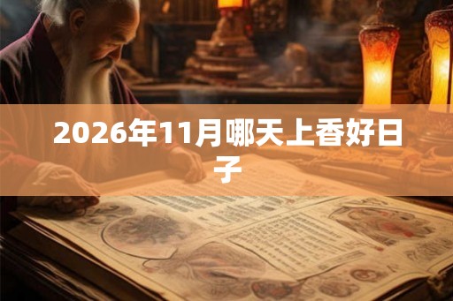 2026年11月哪天上香好日子