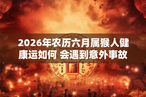 2026年农历六月属猴人健康运如何 会遇到意外事故吗