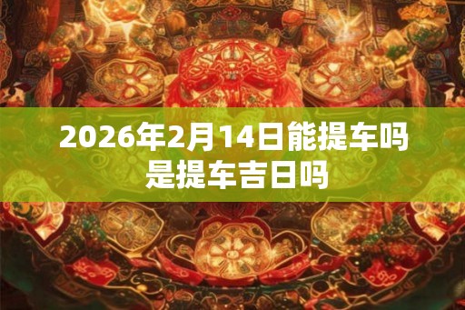 2026年2月14日能提车吗 是提车吉日吗