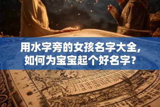 用水字旁的女孩名字大全,如何为宝宝起个好名字？