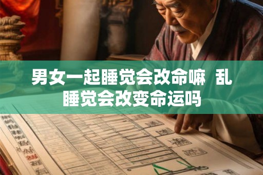 男女一起睡觉会改命嘛  乱睡觉会改变命运吗