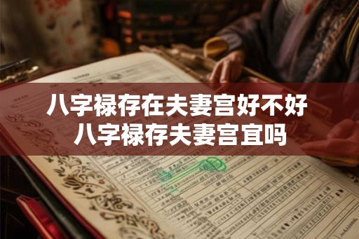 八字禄存在夫妻宫好不好 八字禄存夫妻宫宜吗