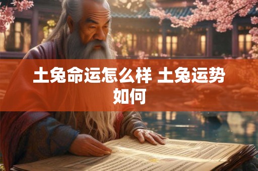 土兔命运怎么样 土兔运势如何