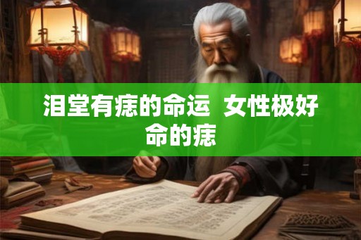 泪堂有痣的命运 女性极好命的痣 泪堂有痣的命运 女性极好命的痣