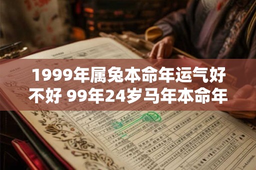 1999年属兔本命年运气好不好 99年24岁马年本命年财运怎么样