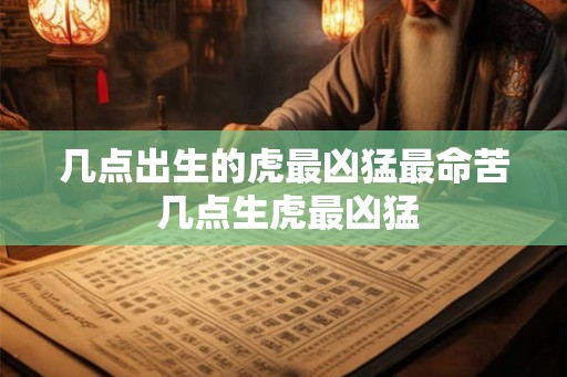 几点出生的虎最凶猛最命苦 几点生虎最凶猛