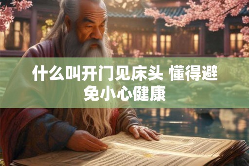 什么叫开门见床头 懂得避免小心健康