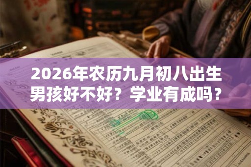 2026年农历九月初八出生男孩好不好？学业有成吗？