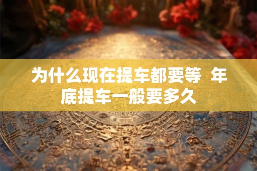 为什么现在提车都要等  年底提车一般要多久