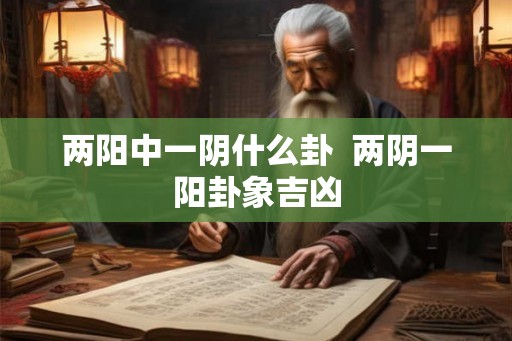 两阳中一阴什么卦 两阴一阳卦象吉凶 两阳中一阴什么卦 两阴一阳卦象吉凶