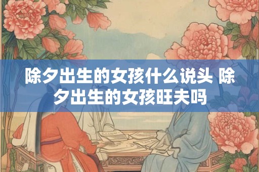 除夕出生的女孩什么说头 除夕出生的女孩旺夫吗