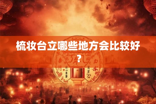 梳妆台立哪些地方会比较好？