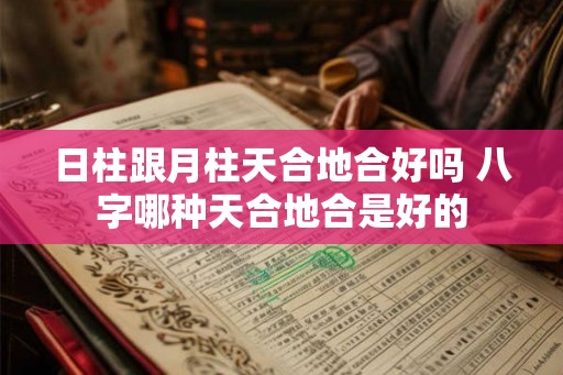 日柱跟月柱天合地合好吗 八字哪种天合地合是好的