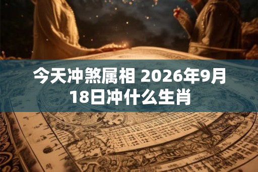 今天冲煞属相 2026年9月18日冲什么生肖