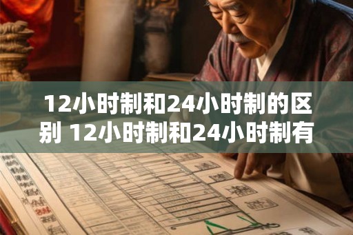 12小时制和24小时制的区别 12小时制和24小时制有何不同 12小时制和24小时制的区别 12小时制和24小时制有何不同