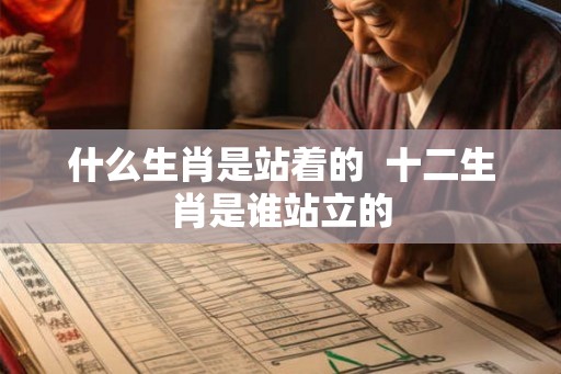 什么生肖是站着的  十二生肖是谁站立的