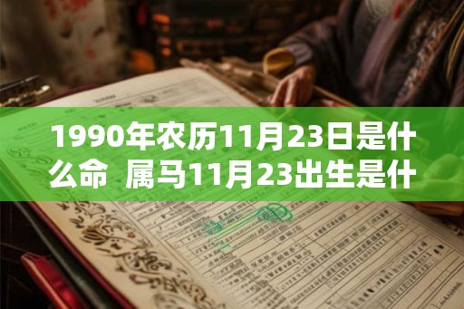 1990年农历11月23日是什么命  属马11月23出生是什么命