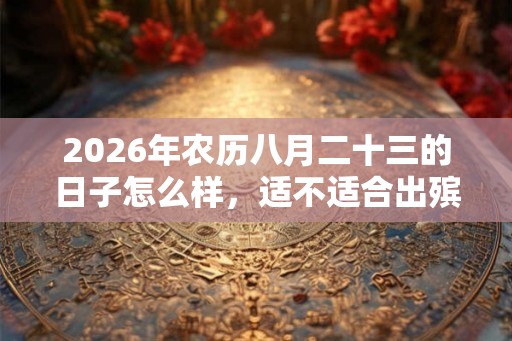 2026年农历八月二十三的日子怎么样，适不适合出殡？