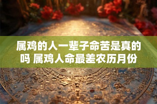 属鸡的人一辈子命苦是真的吗 属鸡人命最差农历月份